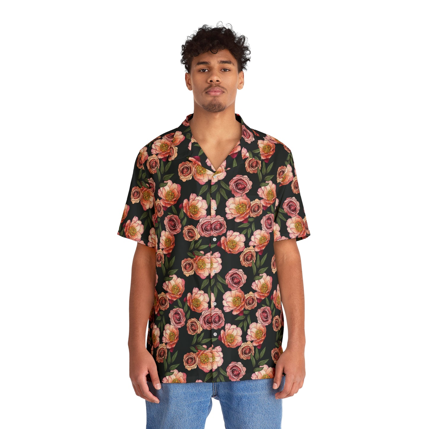 Peony for Your Thoughts - Men's Hawaiian Shirt