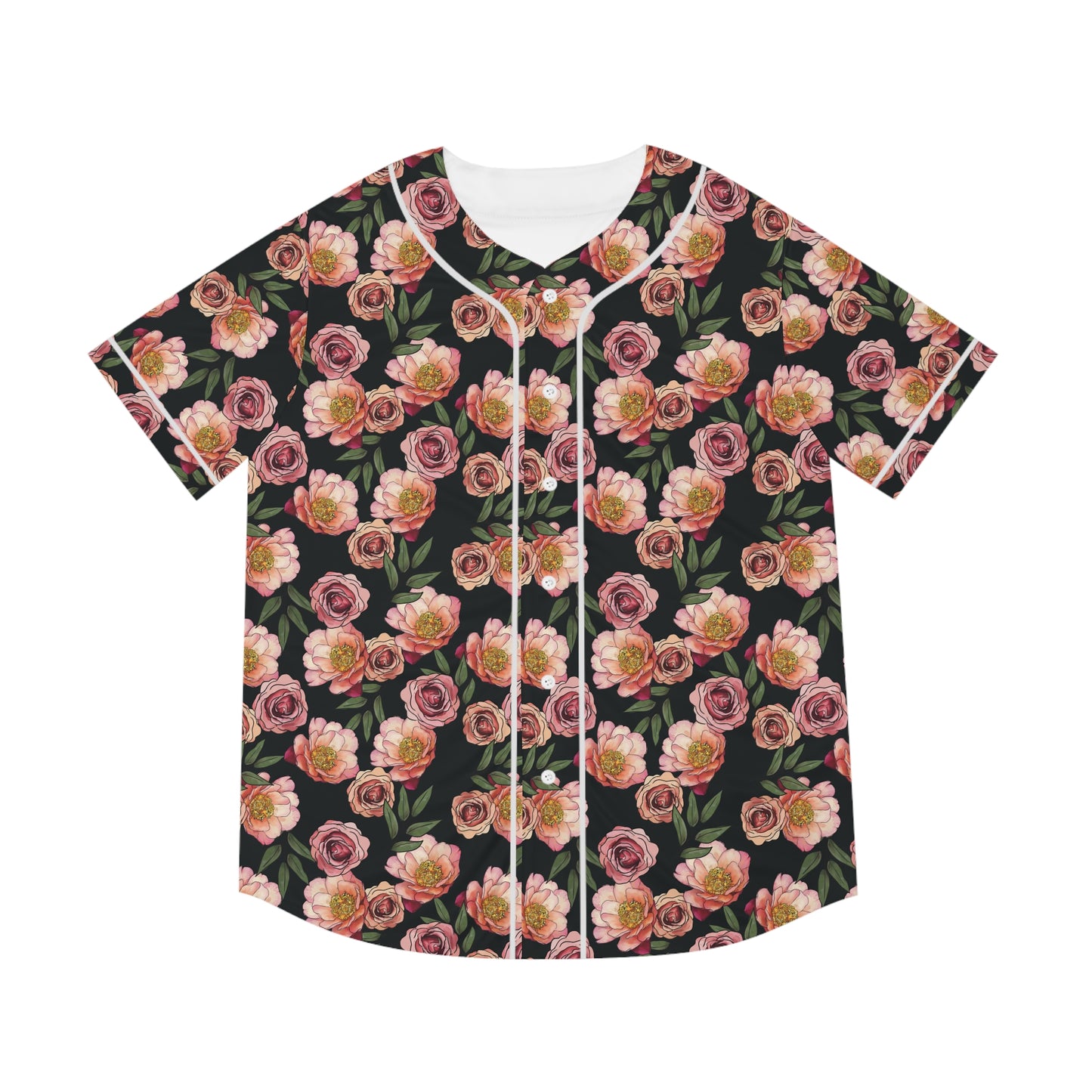 Peony for Your Thoughts - Men's Baseball Jersey