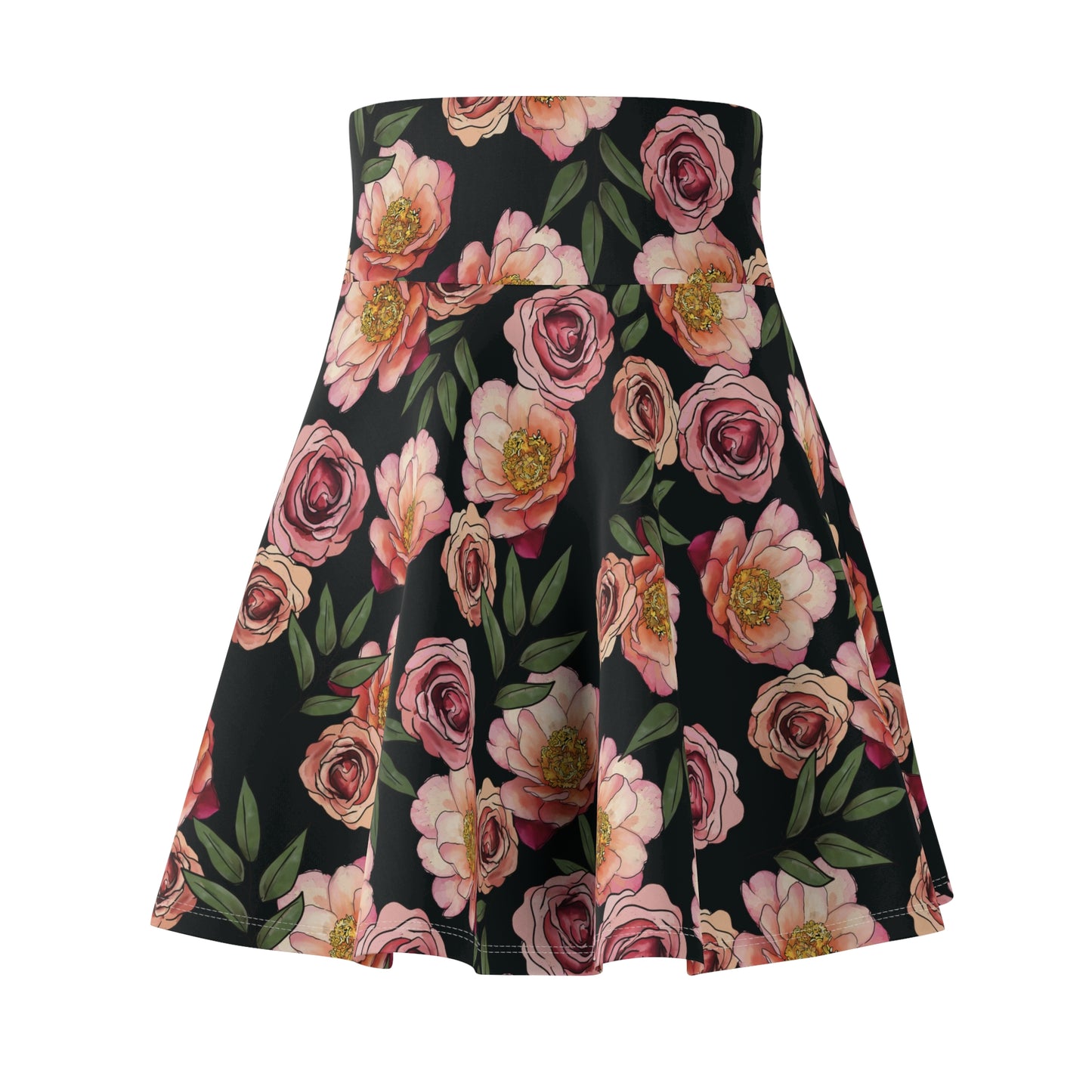 Peony for Your Thoughts - Women's Skater Skirt