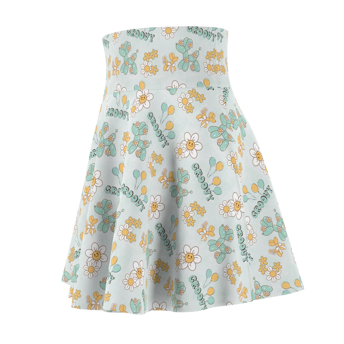 Flower Power - Women's Skater Skirt