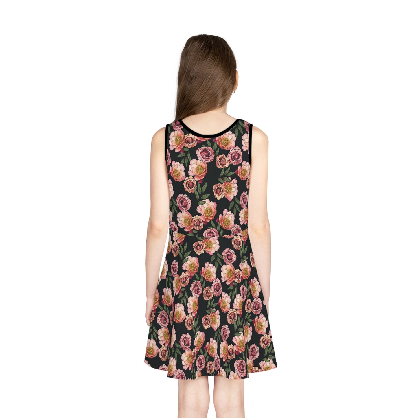 Peony for You Thoughts- Girls Skater Dress