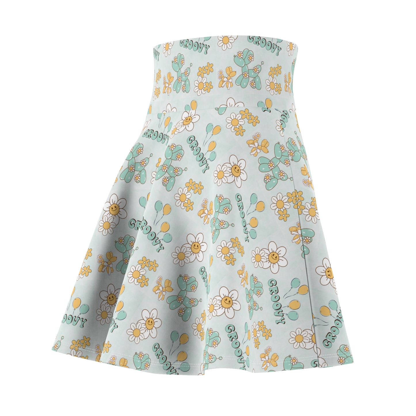 Flower Power - Women's Skater Skirt