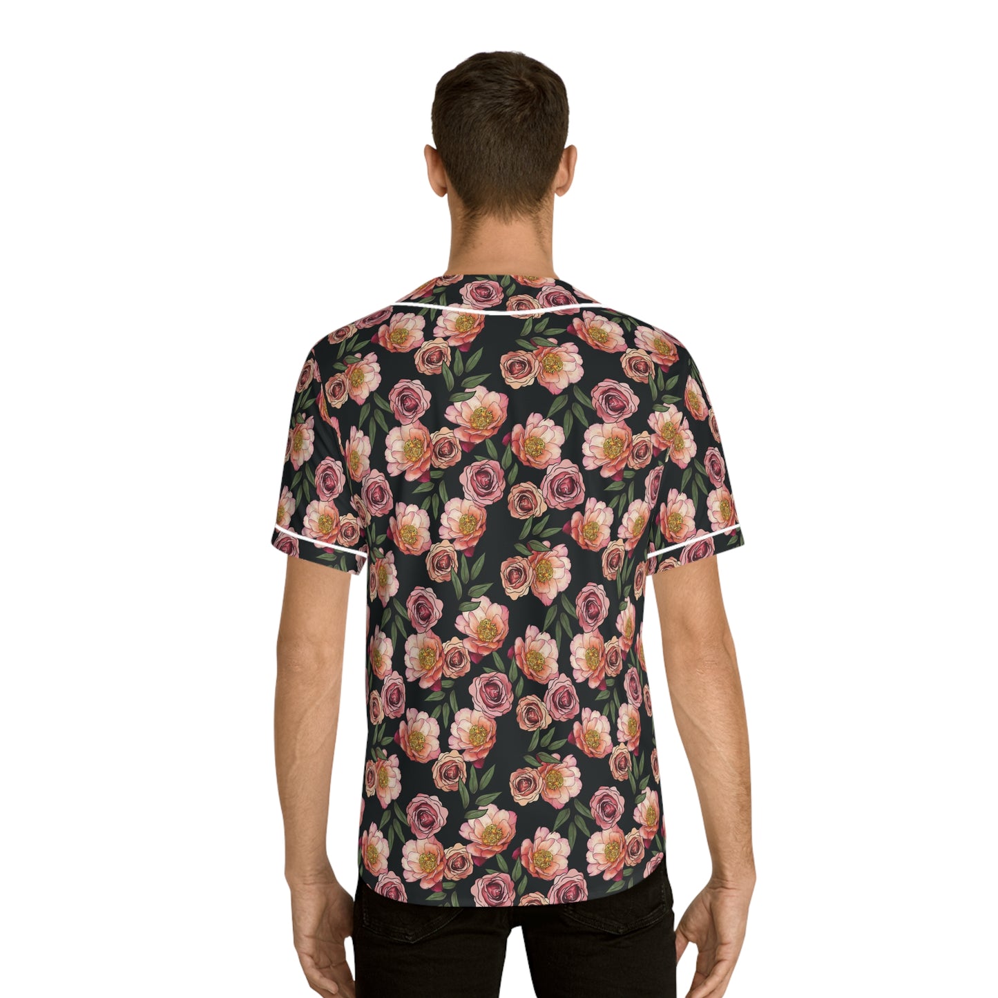 Peony for Your Thoughts - Men's Baseball Jersey