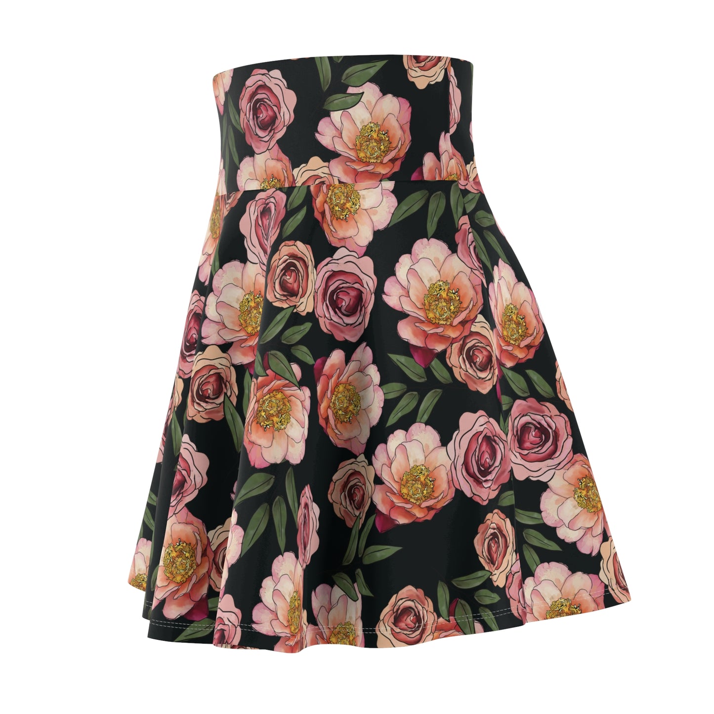 Peony for Your Thoughts - Women's Skater Skirt