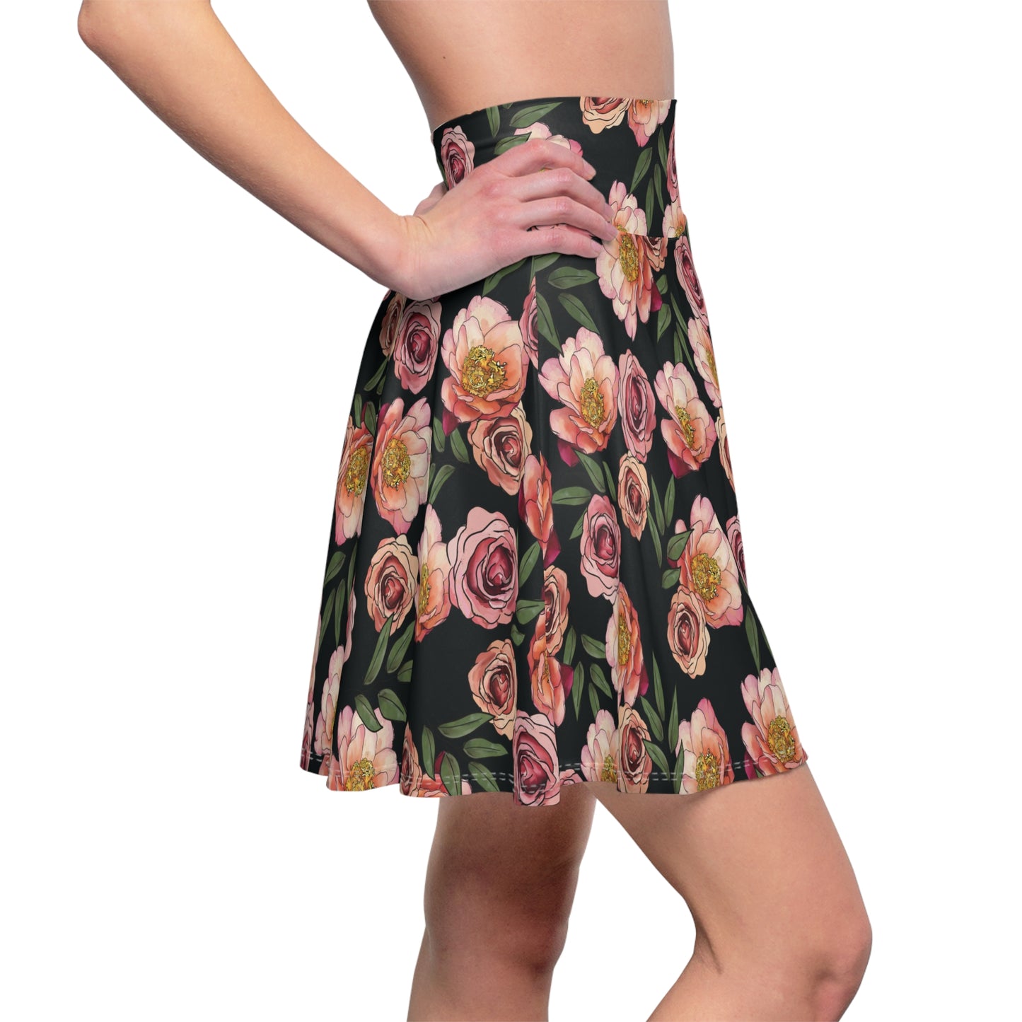 Peony for Your Thoughts - Women's Skater Skirt