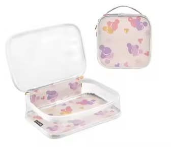 Clear-View Zip-Around Makeup Bags – Small & Large