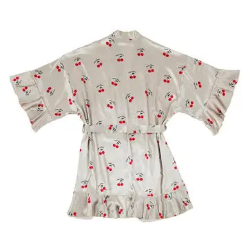 Mon Chéri Satin Short Robe - Valentine's Collection