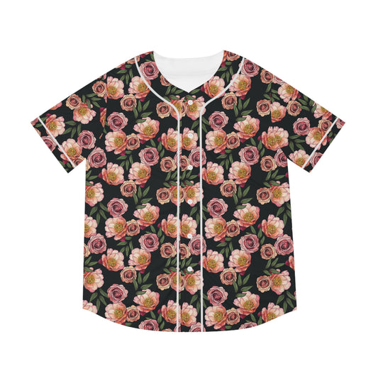 Peony for Your Thoughts - Men's Baseball Jersey