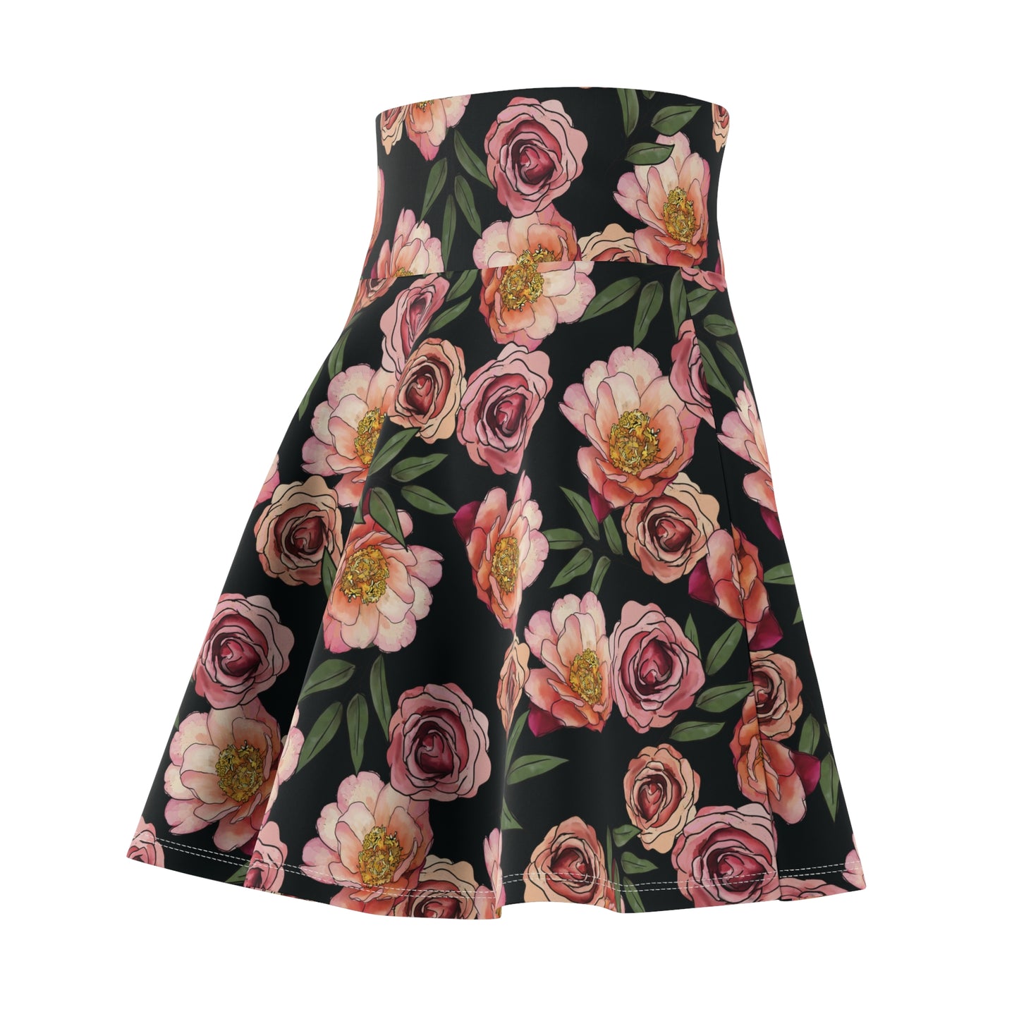 Peony for Your Thoughts - Women's Skater Skirt