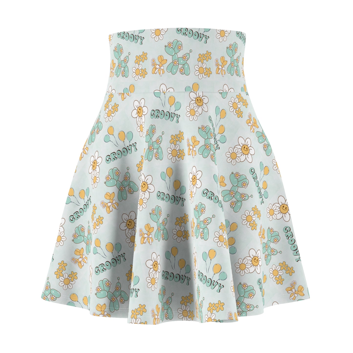 Flower Power - Women's Skater Skirt