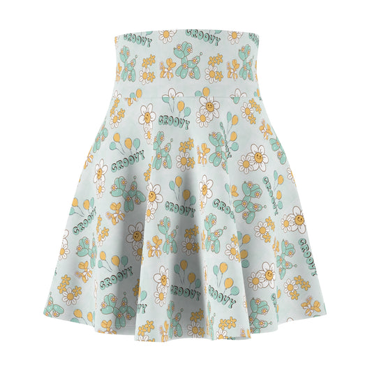 Flower Power - Women's Skater Skirt