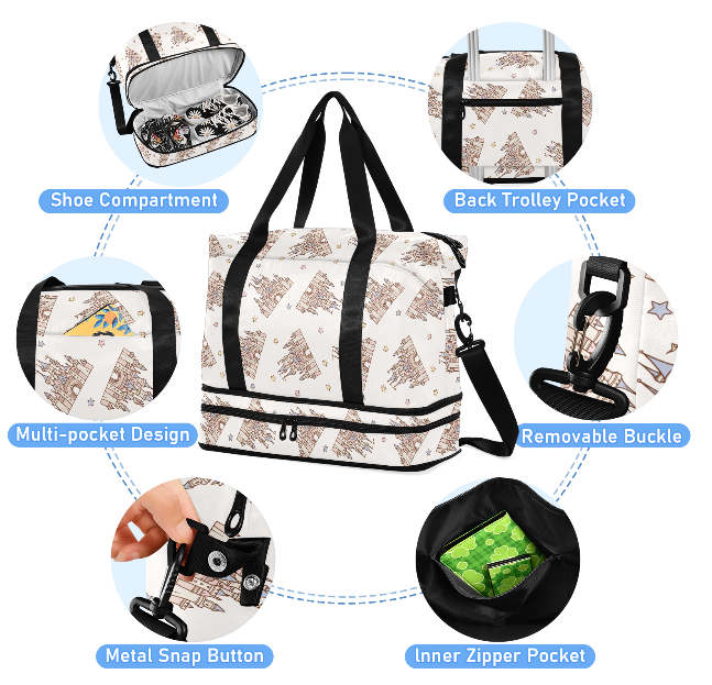 Ultimate Gym & Travel Duffel Bag with Shoe Compartment