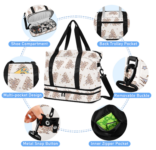 Ultimate Gym & Travel Duffel Bag with Shoe Compartment