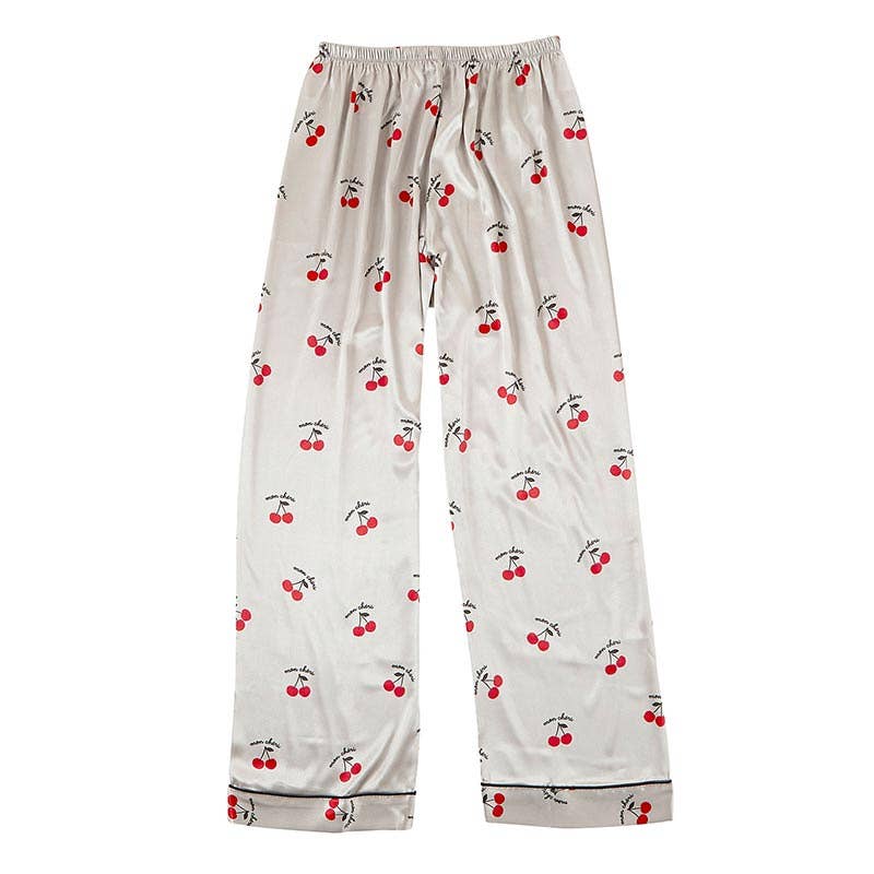 Mon Chéri Satin Pajamas - Valentines Collections