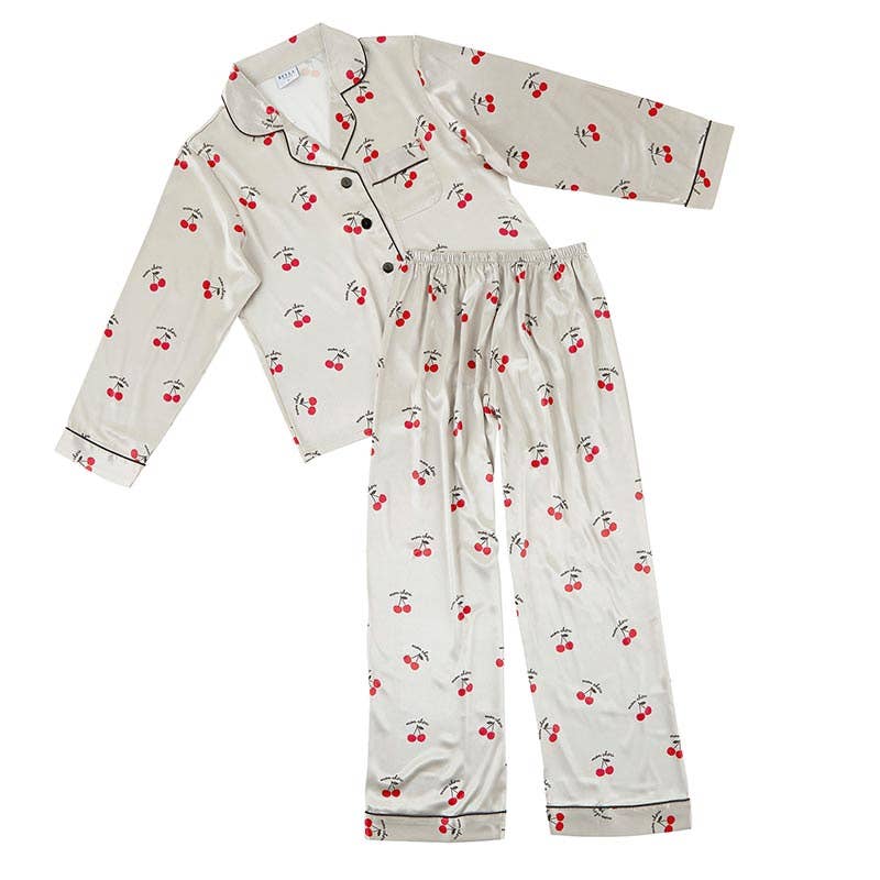 Mon Chéri Satin Pajamas - Valentines Collections
